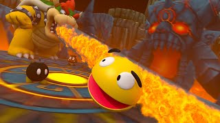 Pacman In The Demon's Cave Vs Bowser