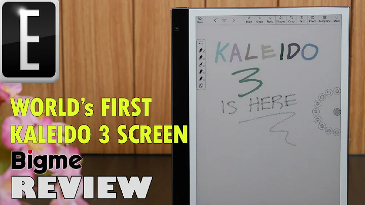 Kaleido 3 COLOR EINK REVIEW | Bigme Inknote Color+ - 天天要聞