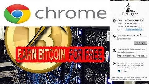 How to Earn Bitcoin Using Google Chrome| Bitcoin Mining By Google Chrome