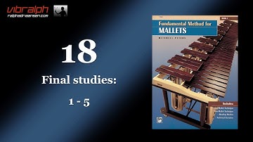 18   Final studies 1-5 / Fundamental Method for Mallets BOOK 1