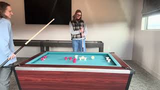 You'll NEVER believe this bumper pool trick shot (NEVER)