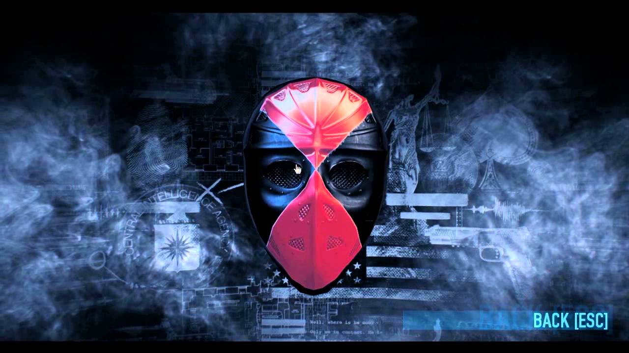 Payday 2: Top 5 Masks From Mask Of The Day (200 Sub. Special) -