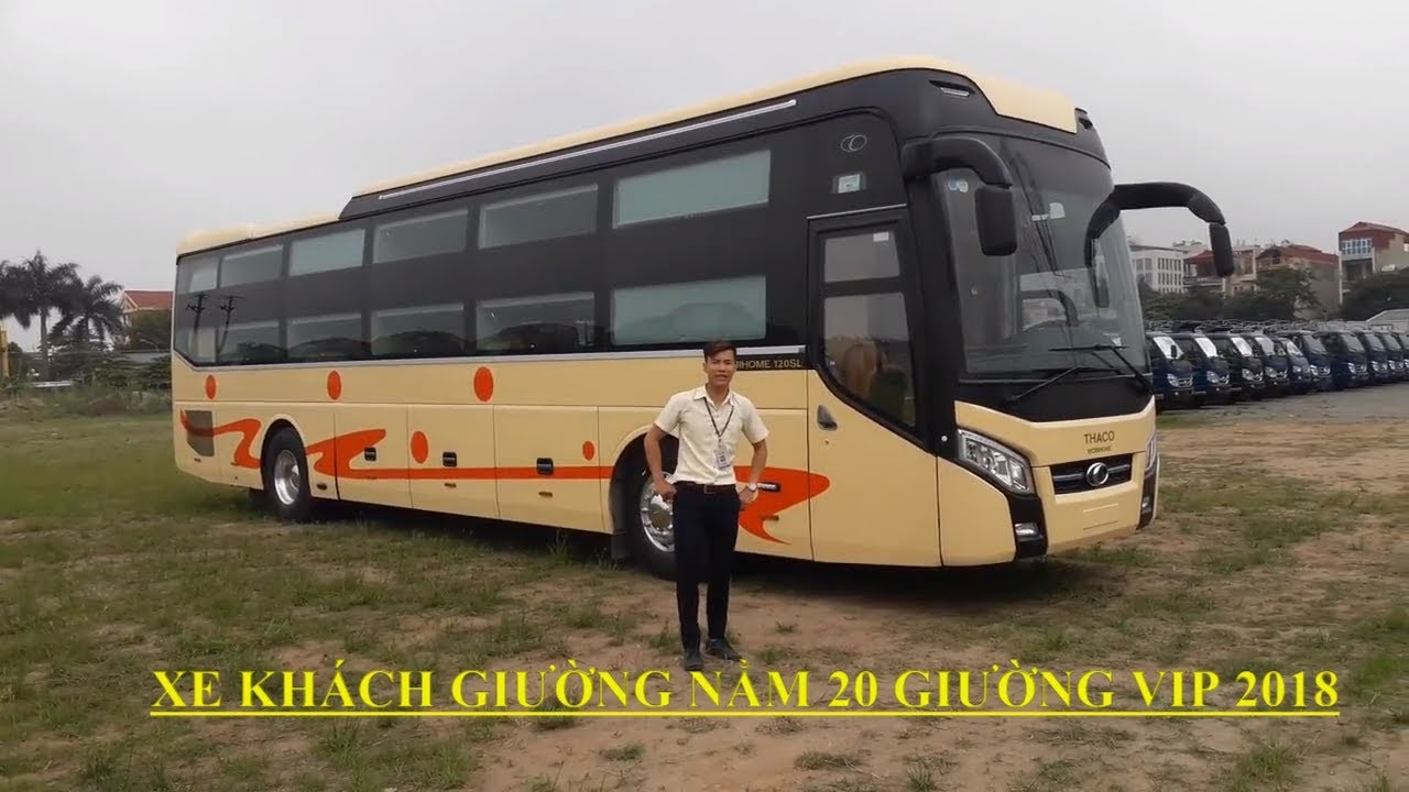 Giới thiệu XE KHÁCH GIƯỜNG NẰM THACO MOBIHOME 20... - youtube