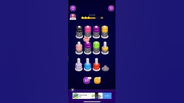 Nut Sort: Color Sorting Game | Level 59 | NO REVERTS #mobilegame #gaming  #gameplay