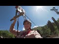 Gorilla Zipline летом на Медеу