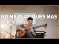  como tocar no me platiques mas en guitarra  basado en luis miguel