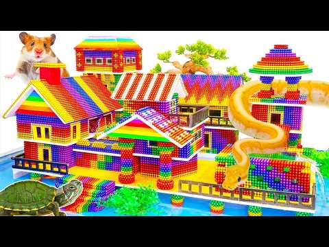 Satisfying Video With Magnet Balls How To Make Minecraft Style Hillhouse Monster School For Pets
