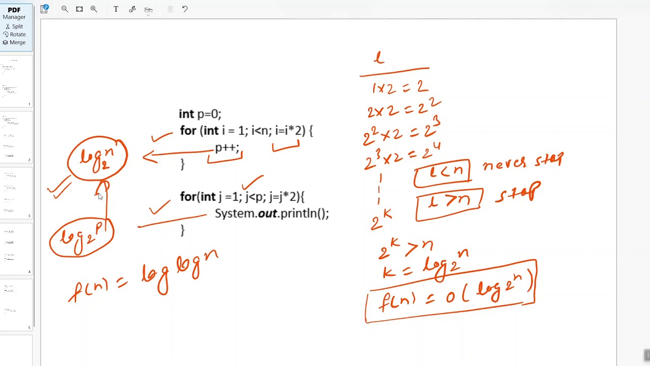 Logarithms in Time Complexity Data Structure Video-9 - YouTube