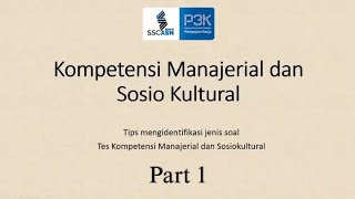 Latihan Soal Kompetensi Manajerial PPPK 2023