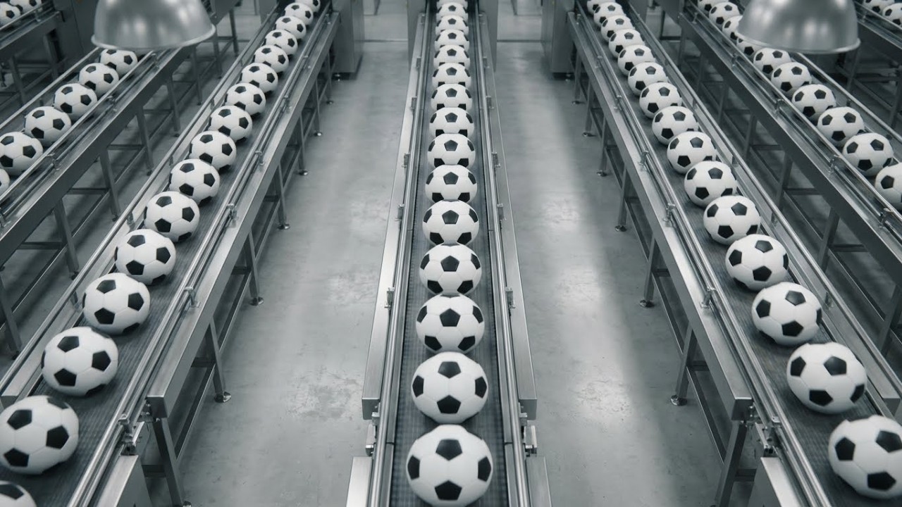 Inside a Modern High-Tech American Football Factory | How Footballs Are Made in a Factory