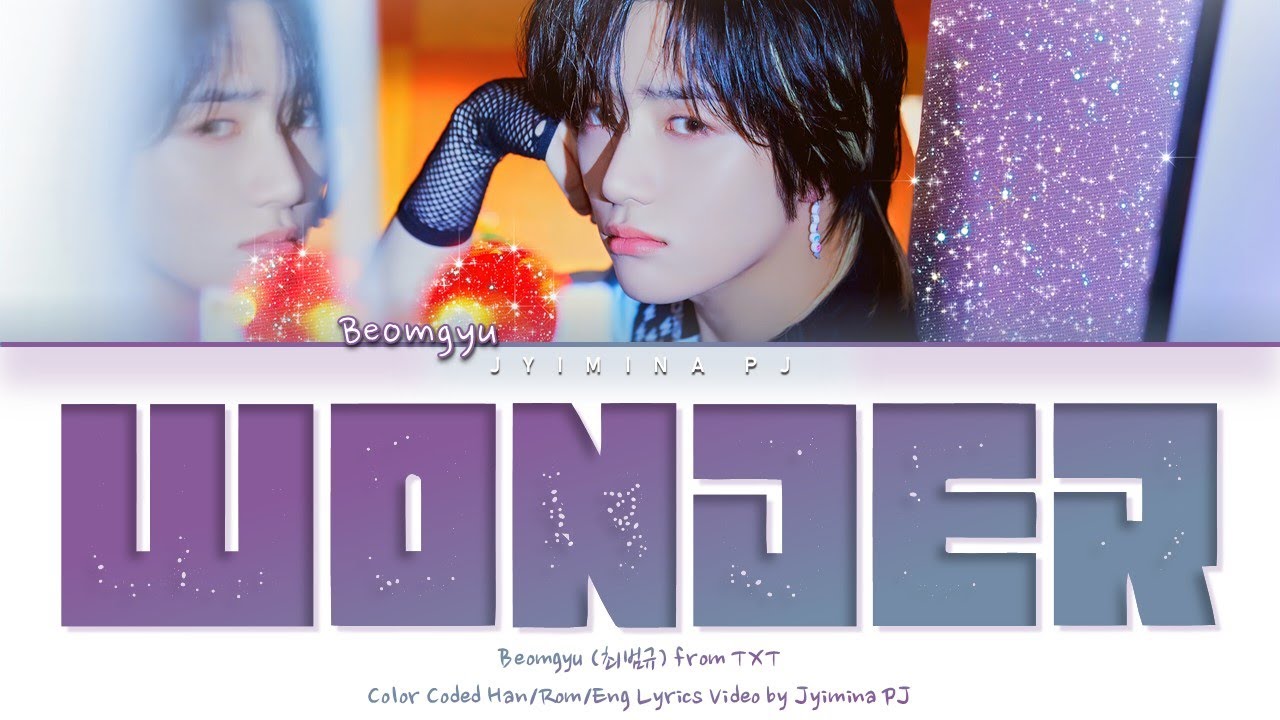 TXT Beomgyu - 'Wonder (Original Song: ADOY)' Lyrics (Color