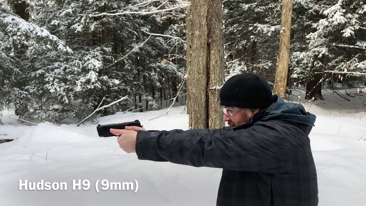 Recoil Test Hudson H9 Vs 1911 Vs Security 9 YouTube