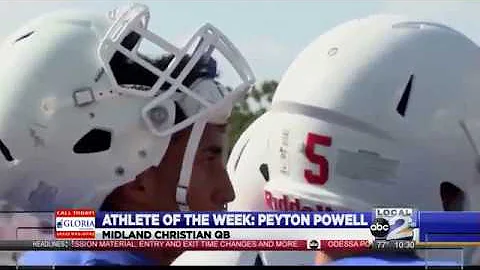 Athlete of the Week Peyton Powell