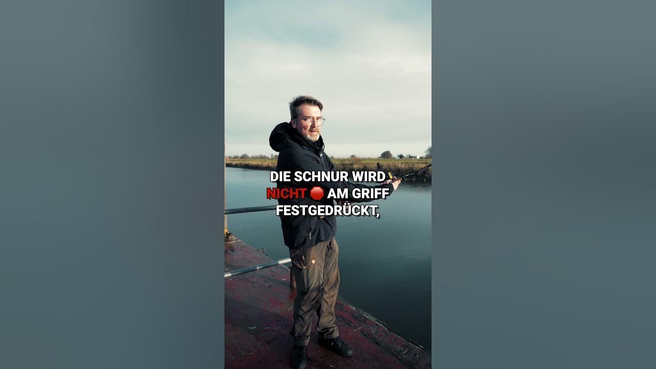 Wie wirft man eigentlich eine Angelrute aus? 🤔🎣 angeln angelrute