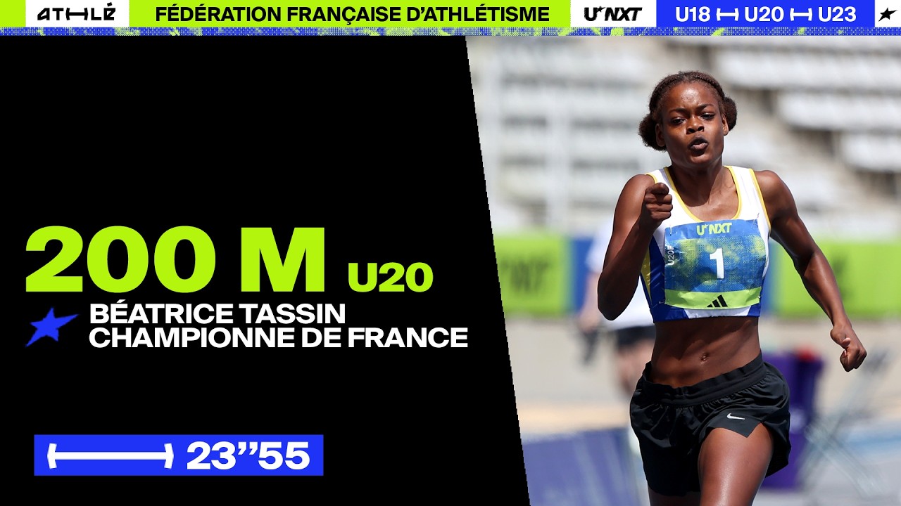Béatrice Tassin profite d'un coup de théâtre sur le 200 m U20 ! | Paris 2026
