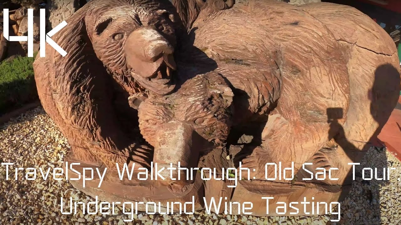 TravelSpy 4k Walkthrough: Old Sac Tour & Underground Wine Tasting