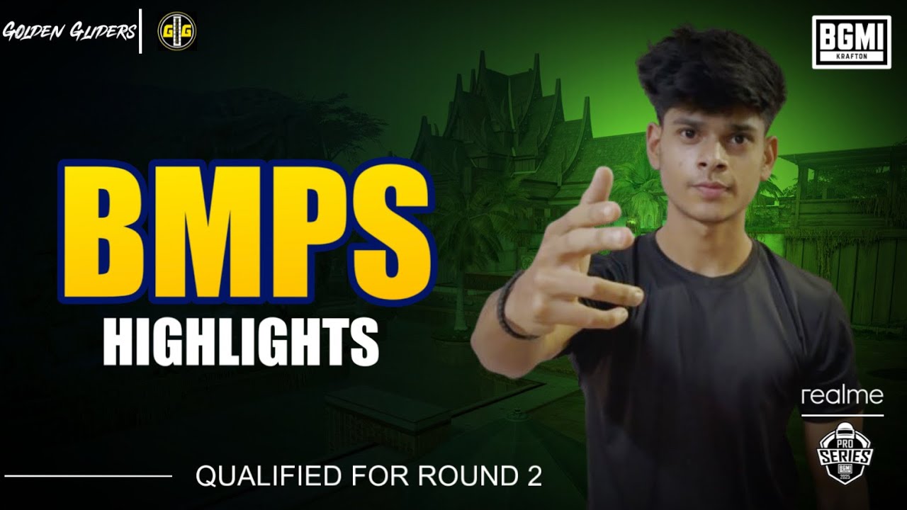 BMPS FRAGS AND CLUTCHES 🔥| GOLDEN GLIDER ESPORTS | TOURNAMENT HIGHLIGHT #3