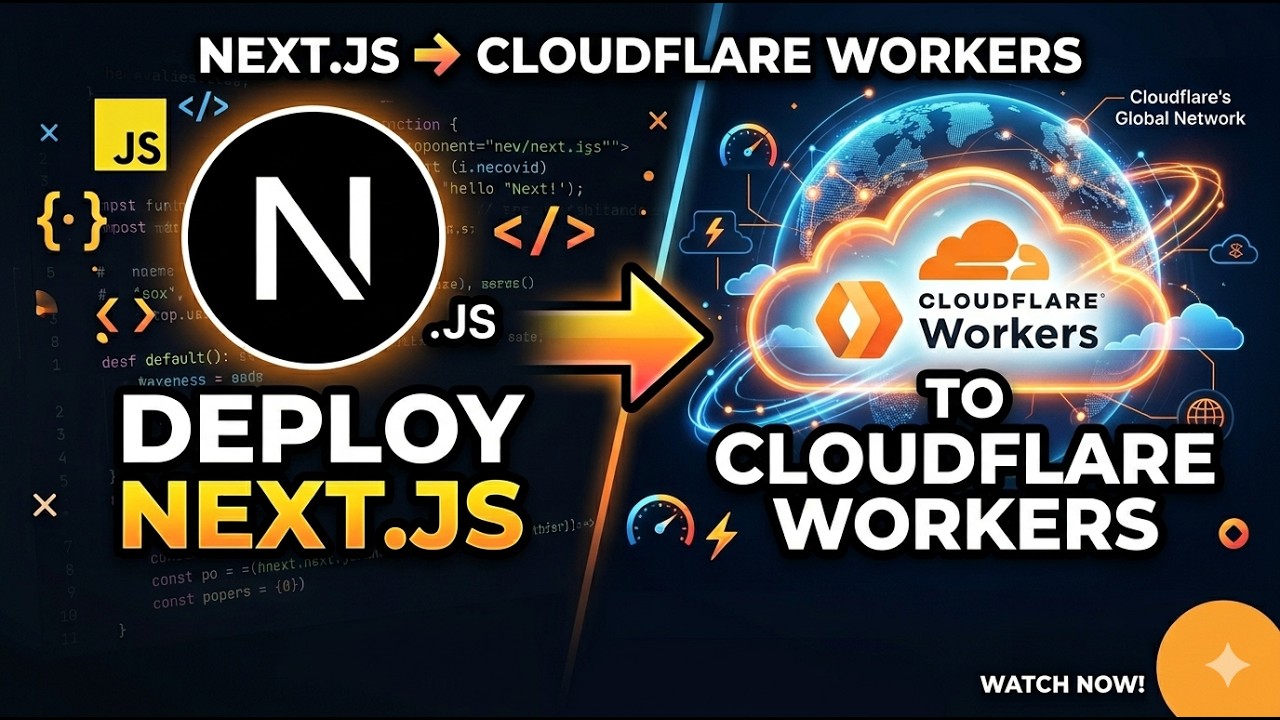 Deploy a NextJs App to Cloudflare Workers using OpenNext - YouTube
