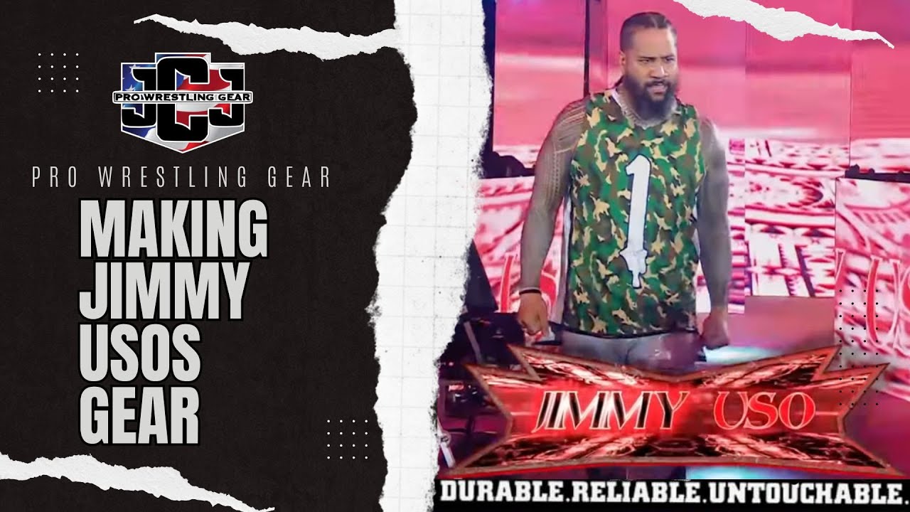 Making JIMMY USOS Gear for Smackdown