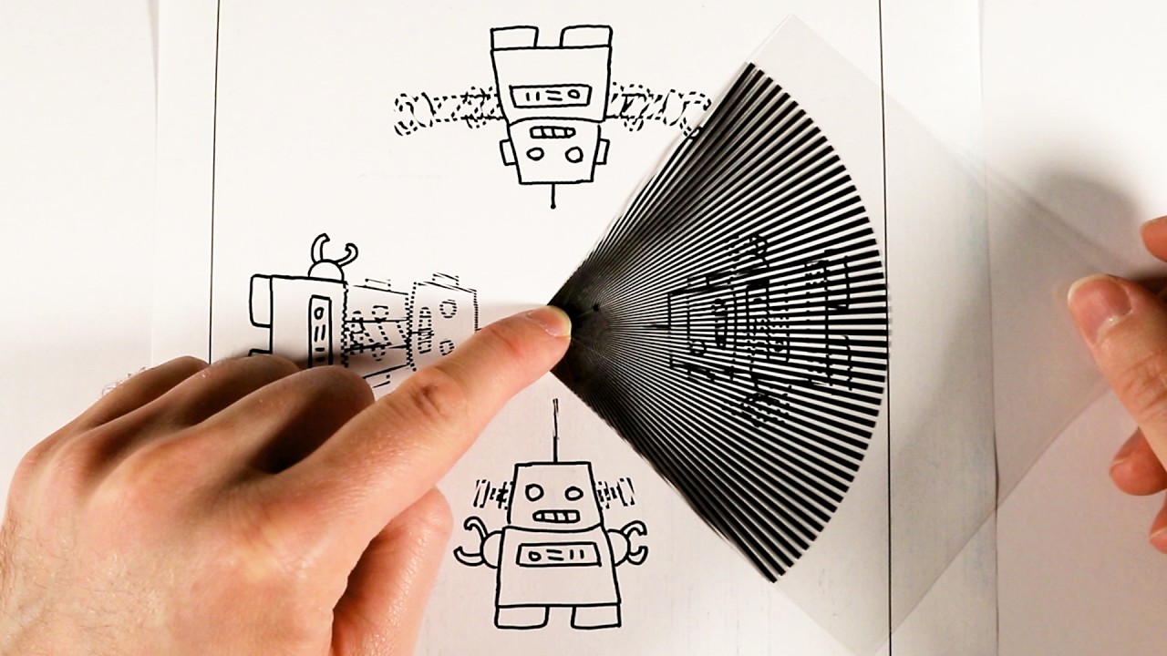 I Tried Animation without a Screen (Barrier Grid Patterns)