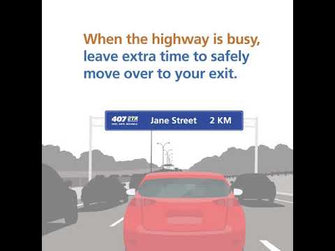 Change Lanes Safely | 407 ETR