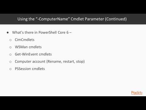 Mastering System Administration with PowerShell 6.x: Overview of PowerShell Remoting| packtpub.com