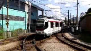 {LRV} Phase IV Light Rail vehicle 1112 arrive LRT Siu Hong Station