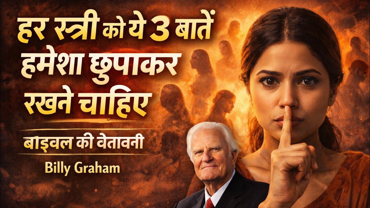 हर स्त्री को ये 3 बातें हमेशा छुपाकर रखने चाहिए | बाइबल की चेतावनी | Billy Graham Hindi