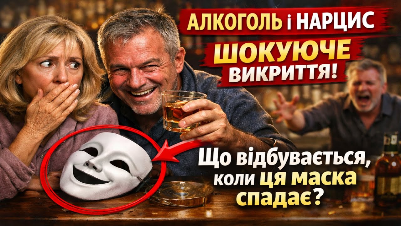 АЛКОГОЛЬ І НАРЦИС: Шокуюче викриття.