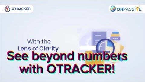 See beyond numbers with #OTRACKER !