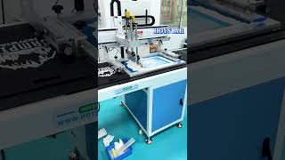Custom Non-woven Bag Printed, the screen printing machine for bag #machine #printer #bag