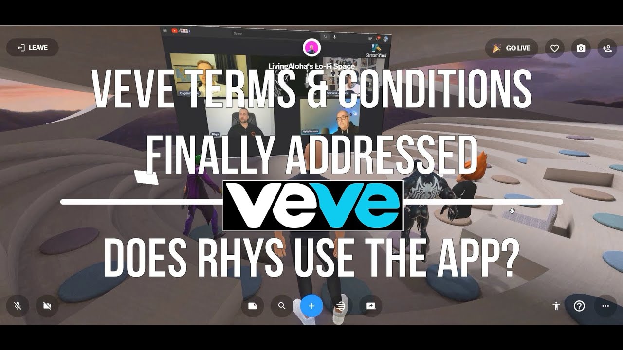 VeVe Talk - Terms & Conditions Addressed Finally - Does Rhys Use the App?