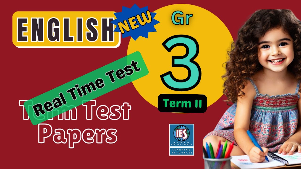 Grade 3 Term Test Paper | 3rd Term | English | 2023 - YouTube