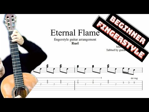 Eternal Flame TAB - fingerstyle guitar tabs (PDF + Guitar Pro)
