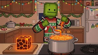 Melon Playground Eating Lava Noodles? Christmas Asmr