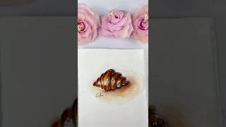 Trust the Process| Croissant Color Theory #watercolortutorial #colortheory #watercolor