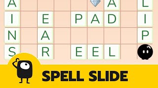 A sokoban word game about pushing letters to make words! (Spell Slide) screenshot 3