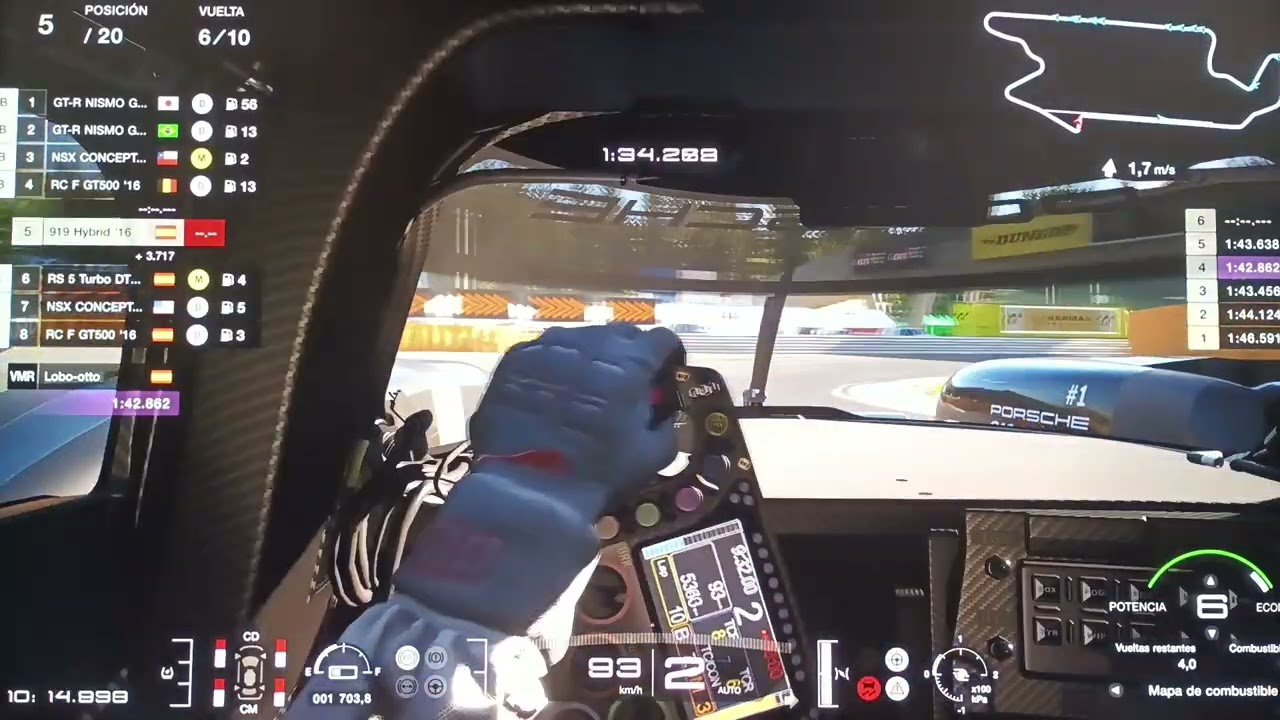 GT7️⃣🏁900⛰️TrialⓂ️ontain🇺🇸🅿️orsche 919🔋🇩🇪⛽️6️⃣🛞Duro-Hard🚫🅱️O❌️