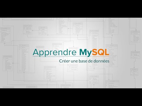 Vidéo: Comment Ajouter Une Base De Données Mysql