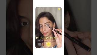 First time trying this! Swiss Beauty Jet Black Eyeliner ✨ #shorts #swissbeauty #makeup