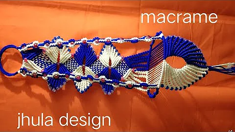 Macrame jhula design#2  /Macrame jhula new design