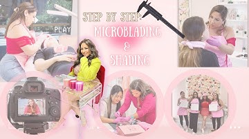Step By Step Microblading Procedure part 2 (FULL PROCESS)