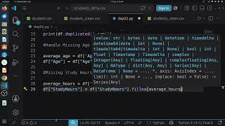 Day 2  | Cleaning a Dirty Dataset with Python Pandas | Data Cleaning Project