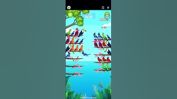 Bird sort puzzle walkthrough level 99/complete levels #trending #viral #shorts