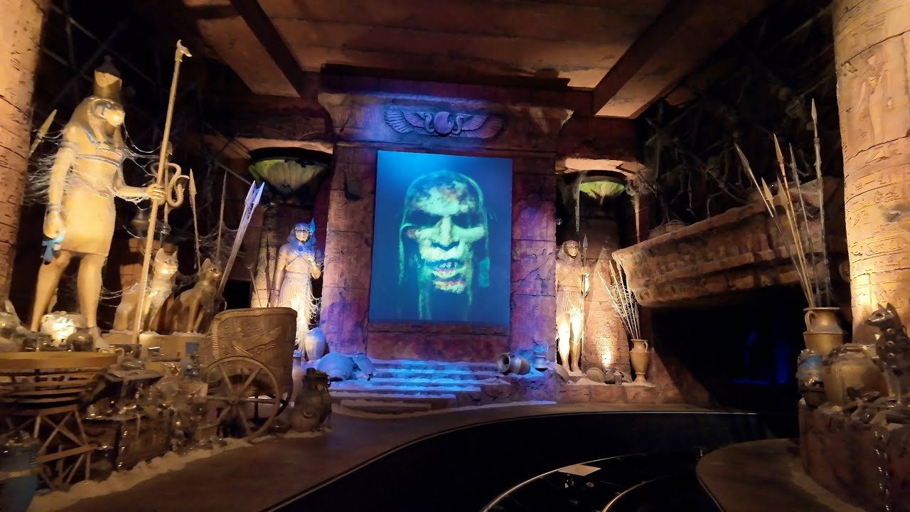Revenge Of The Mummy The Ride at Universal Studios Hollywood | 4K POV 60fps