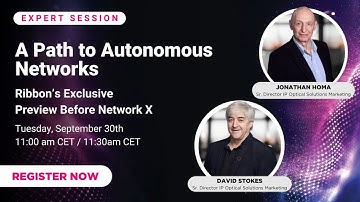 A Path to Autonomous Networks