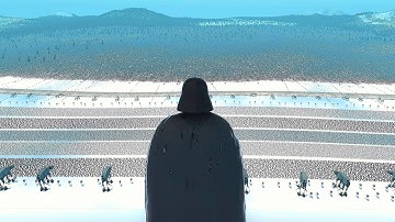 DARTH VADER Wall Defense vs 10,000,000 Aliens, Predators & Zombie - Ultimate Epic Battle Simulator 2