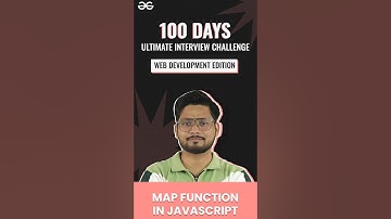 Map Function in JS | Day 22 | #100dayschallenge #interview #webdevelopment #edition #gfg #shorts