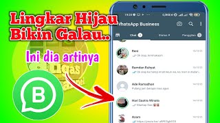 Arti tanda lingkar hijau di poto profil WA#tutorialatigaschannel @atigaSChannel