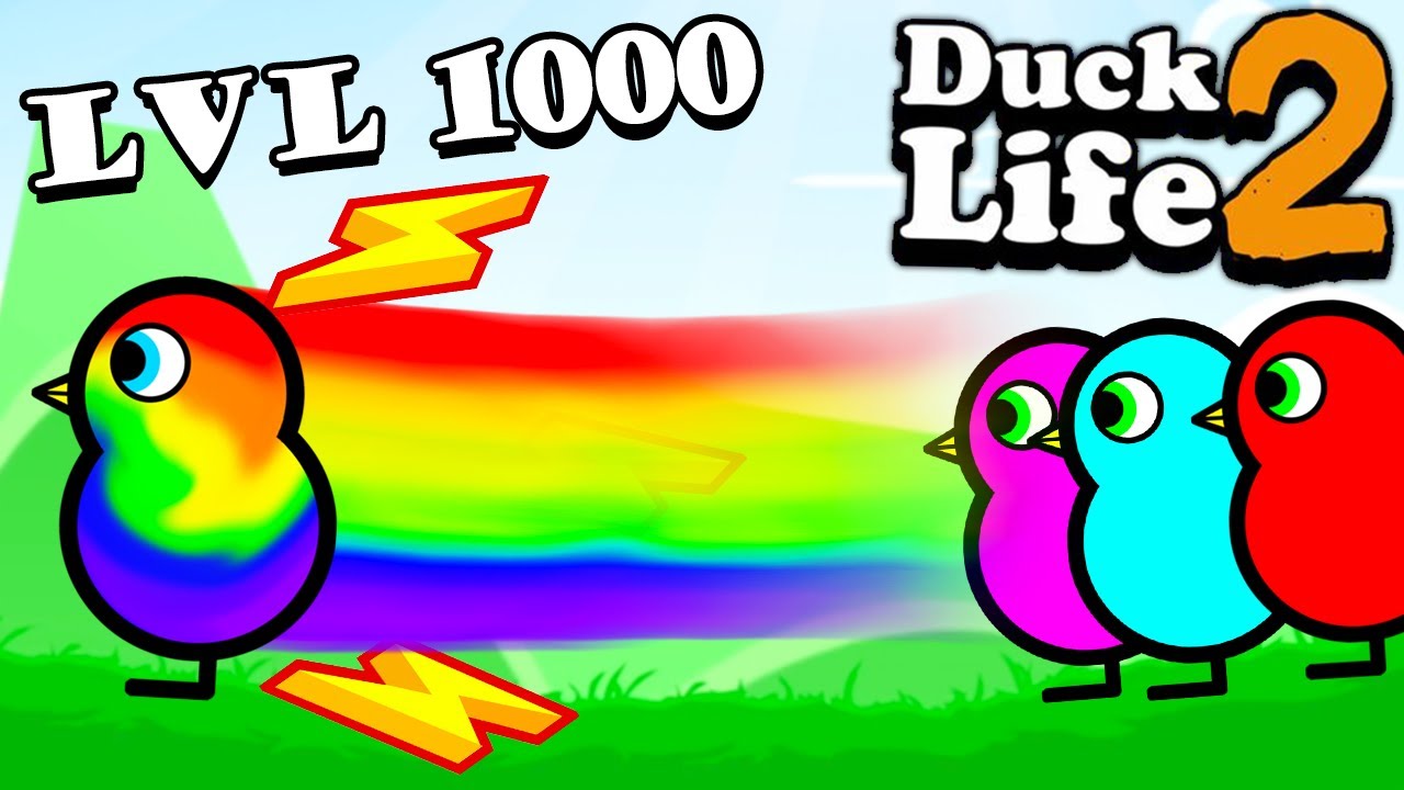 The LEVEL 1000 HACK in Duck Life 2! 